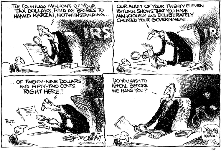 Pat Oliphant Comic Strip for May 02, 2013 