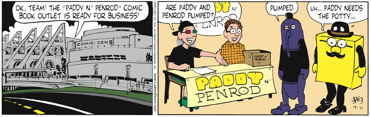 Luann Comic Strip for July 11, 2005 