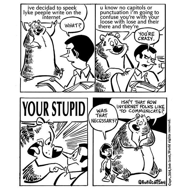Molly and the Bear Comic Strip for January 13, 2014 