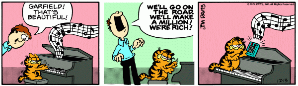 Garfield Comic Strip for December 13, 1979 