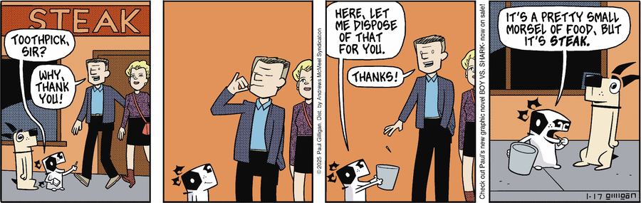 Pooch Cafe Comic Strip for January 17, 2025 