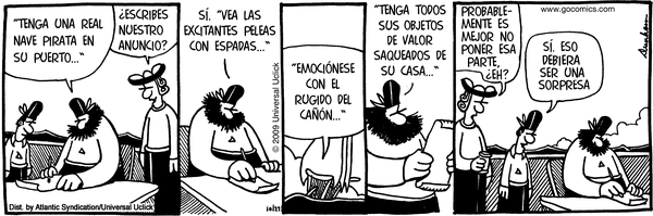 Overboard en Español Comic Strip for February 14, 2025 