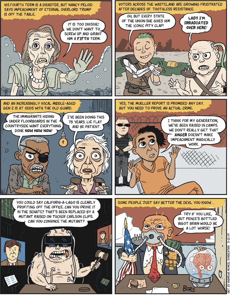 Matt Bors Comic Strip for March 12, 2019 