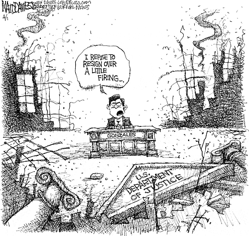 Matt Davies Comic Strip for April 02, 2007 