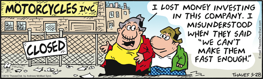 Frank and Ernest Comic Strip for May 28, 2019 