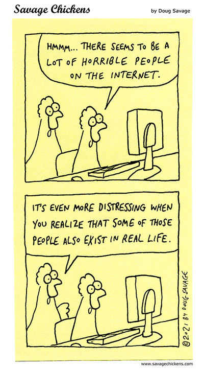 Savage Chickens Comic Strip for January 13, 2025 