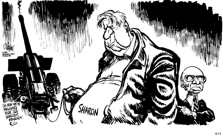 Pat Oliphant Comic Strip for August 13, 1982 