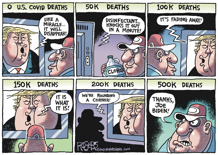 Rob Rogers Comic Strip for February 23, 2021 