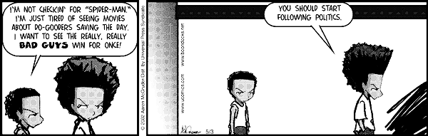 The Boondocks Comic Strip for February 14, 2025 