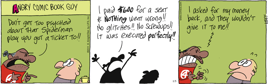 The Knight Life Comic Strip for January 05, 2011 