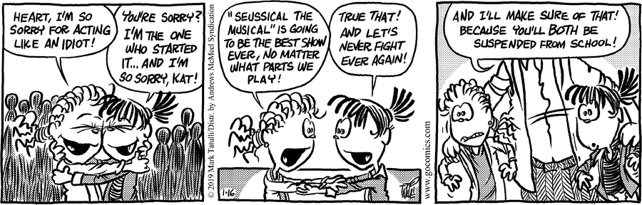 Heart of the City Comic Strip for January 16, 2019 