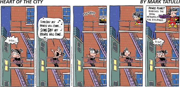 Heart of the City Comic Strip for July 27, 2008 