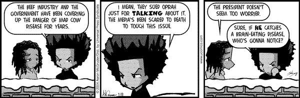 The Boondocks Comic Strip for August 11, 2011 