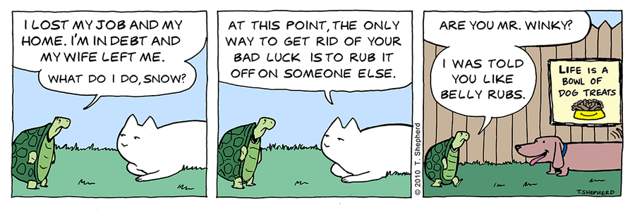 Snow Sez Comic Strip for March 17, 2017 