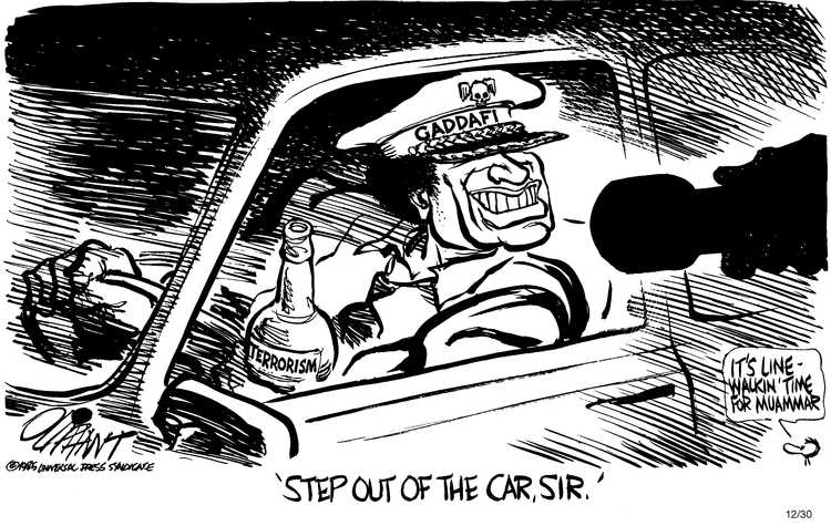 Pat Oliphant Comic Strip for December 30, 1985 