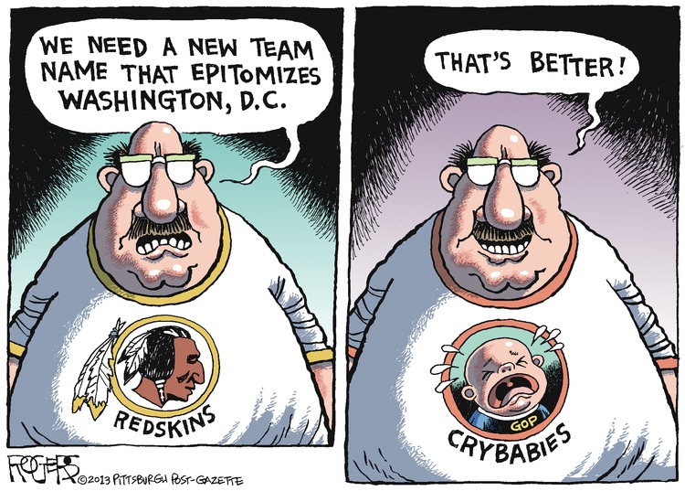 Rob Rogers Comic Strip for October 13, 2013 