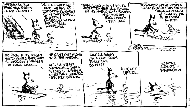 Pat Oliphant Comic Strip for August 12, 1994 