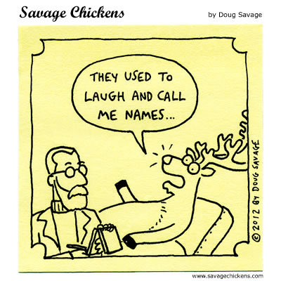 Savage Chickens Comic Strip for December 16, 2016 