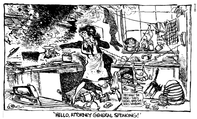 Pat Oliphant Comic Strip for February 11, 1993 