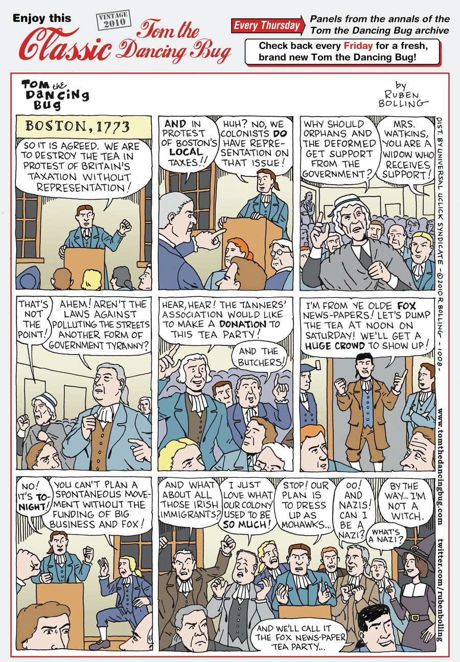 Tom the Dancing Bug Comic Strip for December 24, 2020 