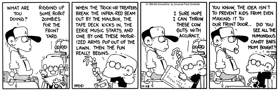 FoxTrot Classics Comic Strip for October 28, 2008 