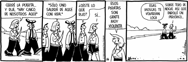 Overboard en Español Comic Strip for February 09, 2020 