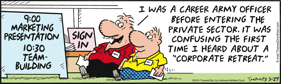 Frank and Ernest Comic Strip for May 29, 2019 