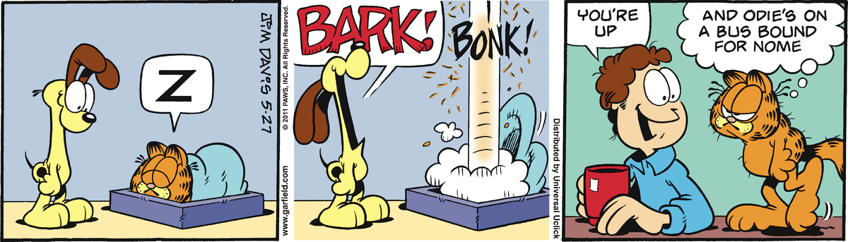 Garfield Comic Strip for May 27, 2011 