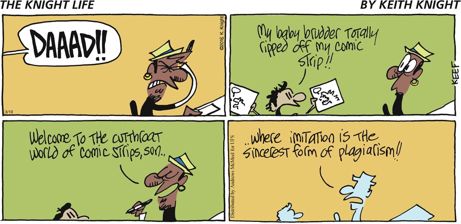 The Knight Life Comic Strip for March 10, 2019 