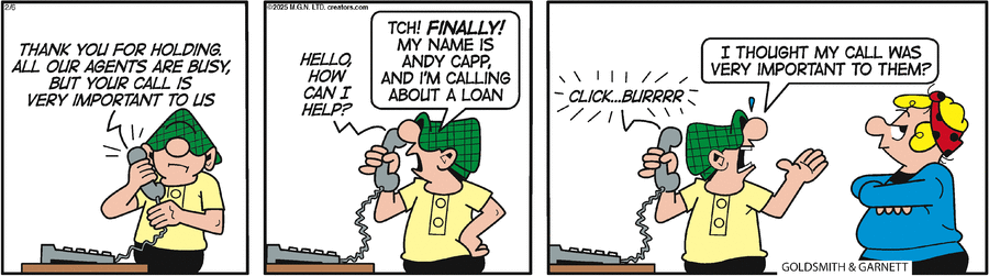 Andy Capp Comic Strip for February 06, 2025 