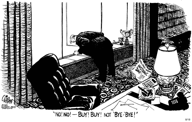 Pat Oliphant Comic Strip for August 18, 1982 