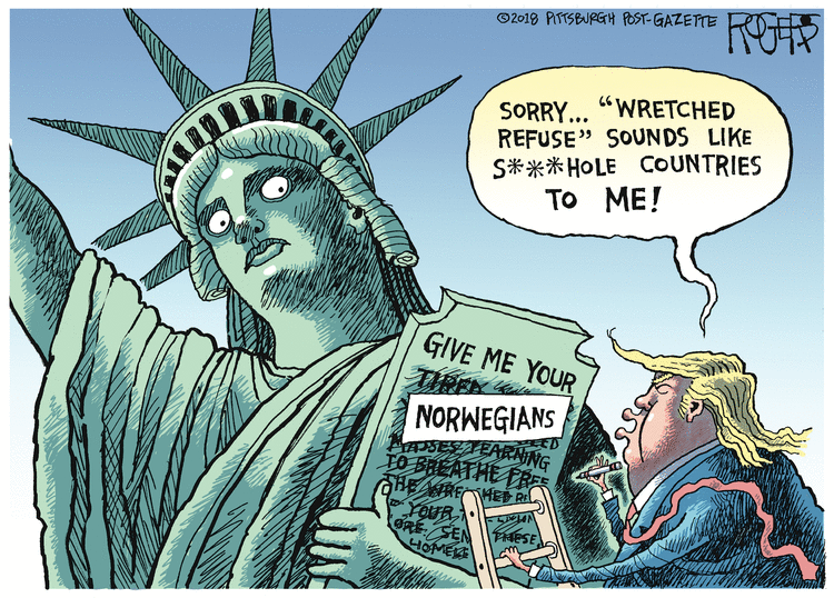 Rob Rogers Comic Strip for January 18, 2018 