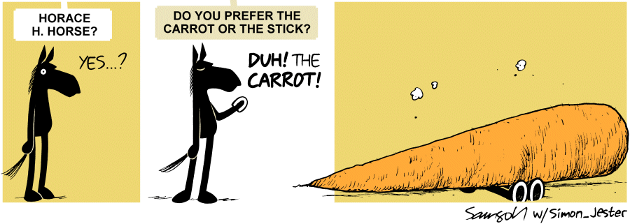 Dark Side of the Horse Comic Strip for January 24, 2015 