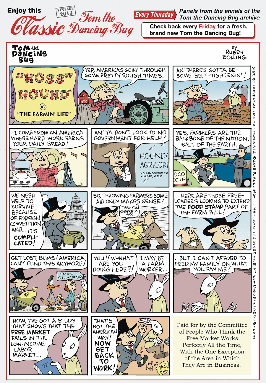 Tom the Dancing Bug Comic Strip for January 23, 2020 