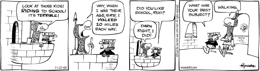 Wizard of Id Classics Comic Strip for November 25, 2015 