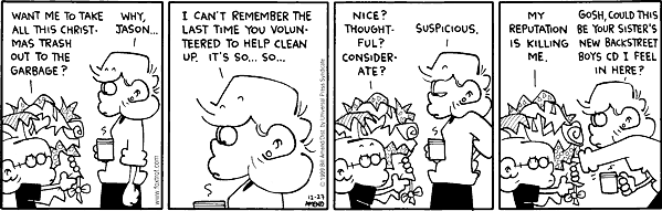 FoxTrot Comic Strip for December 27, 1999 