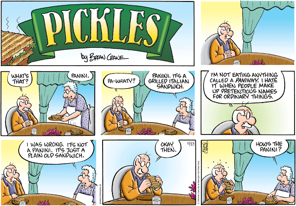 Pickles Comic Strip for November 23, 2008 