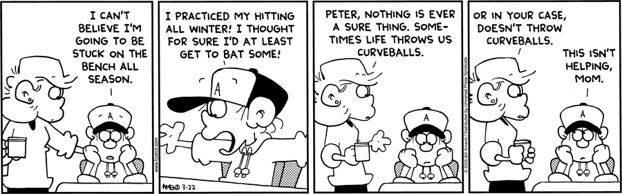 FoxTrot Comic Strip for March 22, 2005 