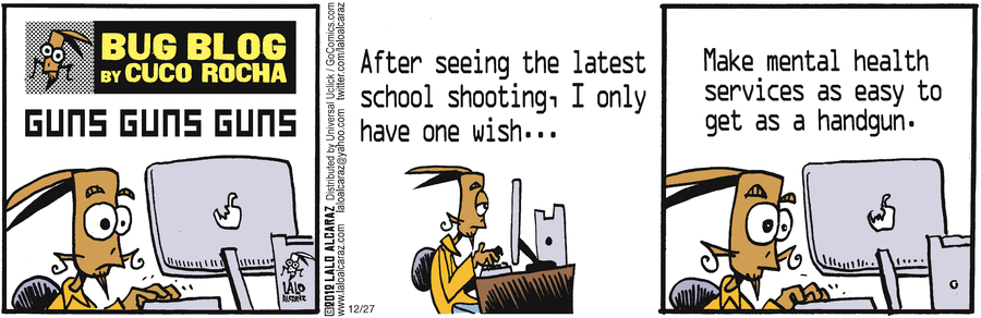 La Cucaracha Comic Strip for December 27, 2012 