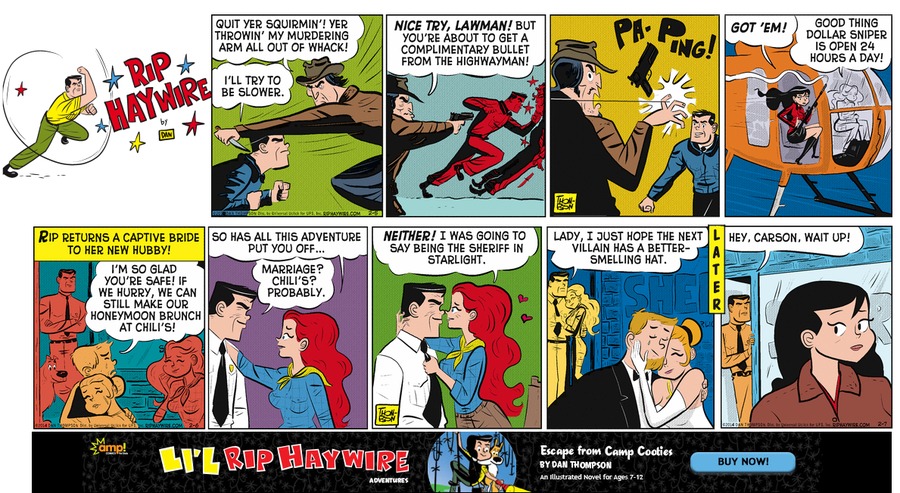 Rip Haywire Comic Strip for May 01, 2016 