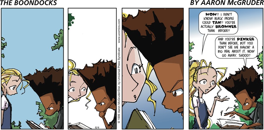 The Boondocks Comic Strip for June 04, 2006 