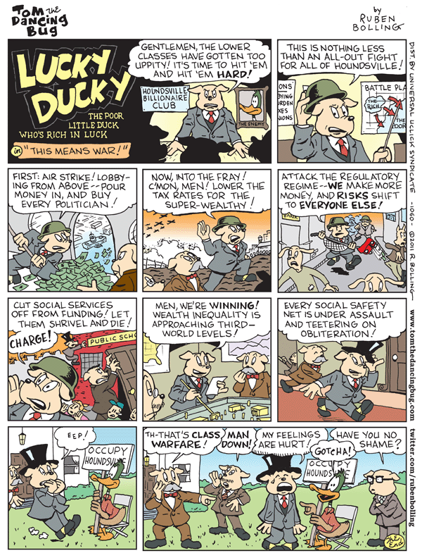 Tom the Dancing Bug Comic Strip for October 28, 2011 