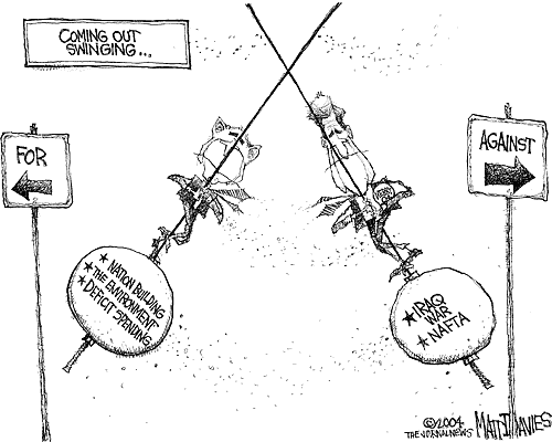 Matt Davies Comic Strip for March 16, 2004 