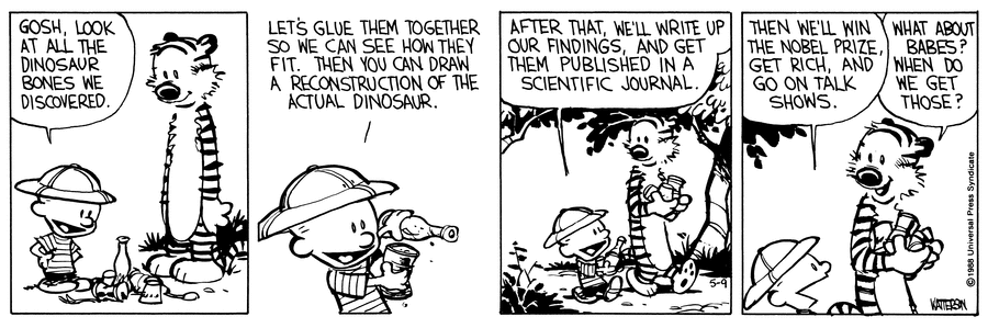 Calvin and Hobbes Comic Strip for May 09, 1988 