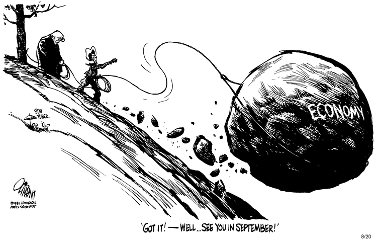 Pat Oliphant Comic Strip for August 20, 1982 