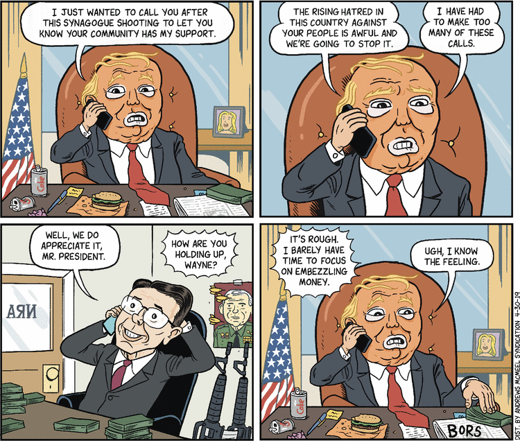Matt Bors Comic Strip for April 30, 2019 