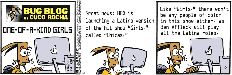 La Cucaracha Comic Strip for February 09, 2013 