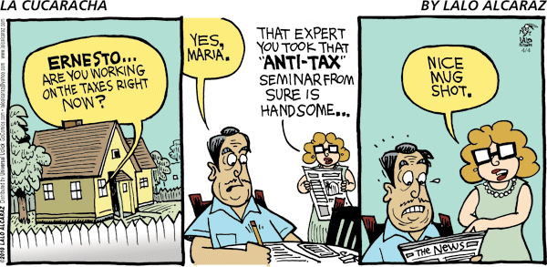 La Cucaracha Comic Strip for April 04, 2010 