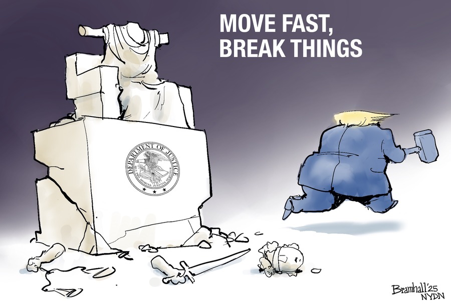 Bill Bramhall Comic Strip for February 16, 2025 