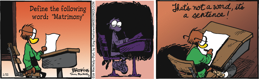 Shoe Comic Strip for January 22, 2016 